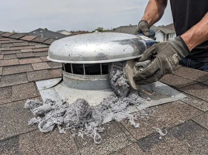 Cleaning Dryer Vent On Roof in Seven Hills