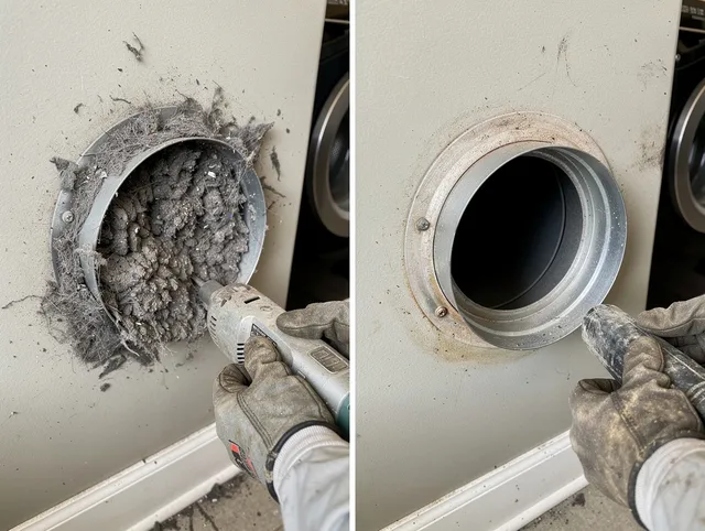 Professional clogged vent cleaning by Seven Hills Dryer Vent Cleaning in Seven Hills