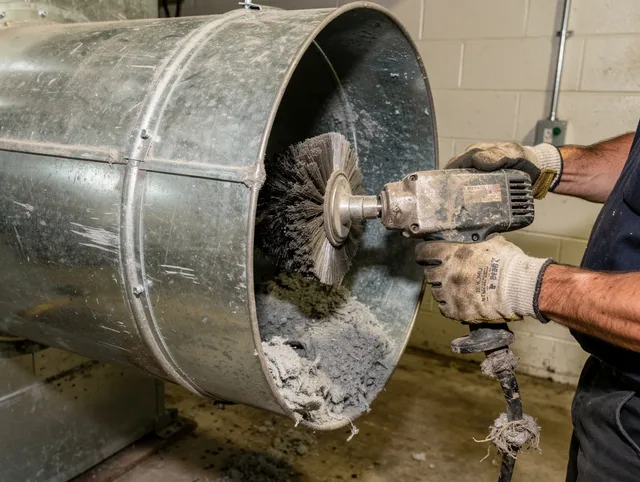Industrial-grade dryer vent cleaning by Seven Hills Dryer Vent Cleaning in Seven Hills
